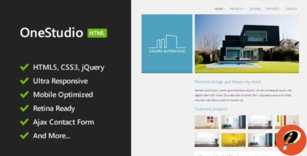 OneStudio Minimal HTML5 Template