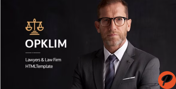 Opklim Lawyer and Law Firm HTML Template