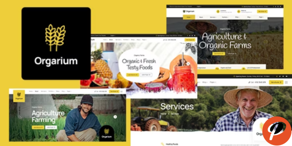 Orgarium Agriculture Farming React NextJs Template