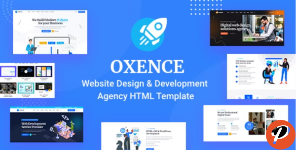 Oxence Web Design Agency HTML Template