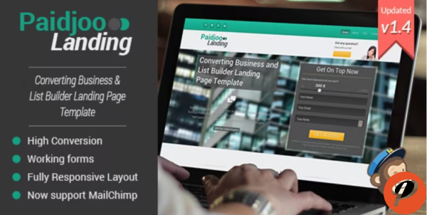 Paidjoo Business List Builder Landing Page