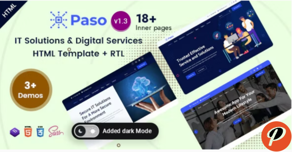 Paso IT Solutions Digital Services HTML Template