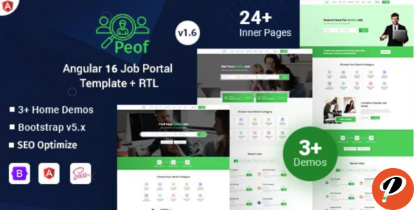 Peof Job Board Hiring Angular 16 Template