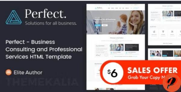 Perfect Business Consulting and Professional Services HTML Template