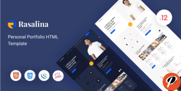 Rasalina Personal Portfolio HTML5 Template