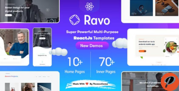 Ravo React Multipurpose Creative Template