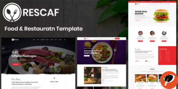 Rescaf Food Restaurant Template