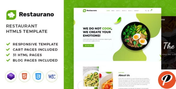 Restaurano Restaurant HTML Template