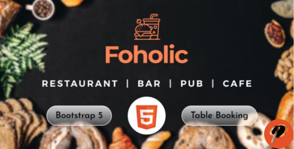 Restaurant Cafe Template Foholic Food