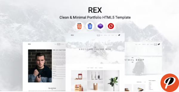 Rex Clean Minimal Portfolio HTML5 Template