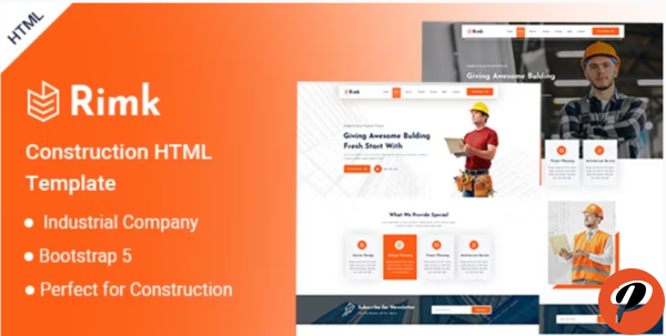 Rimk Construction HTML Template