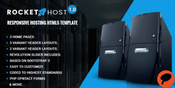 Rocket Host Responsive Web Hosting HTML Template