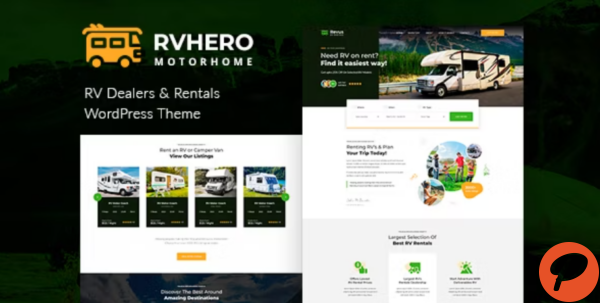 Rvhero RV rental HTML Template