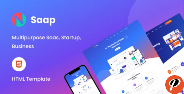 Saap Saas Software HTML Template 1