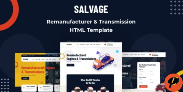 Salvage Remanufacturer HTML Template