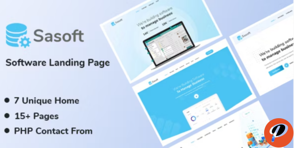 Sasoft Software Landing Page