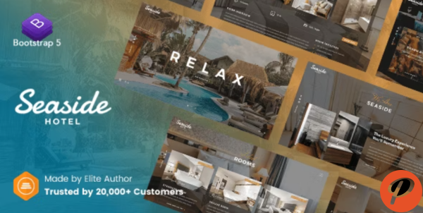 Seaside Hotel Booking Website Template