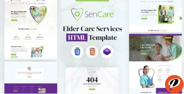 SenCare Elderly Home Senior Care HTML Template