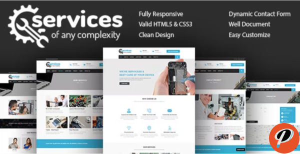 Services Repair Responsive HTML 5 Template