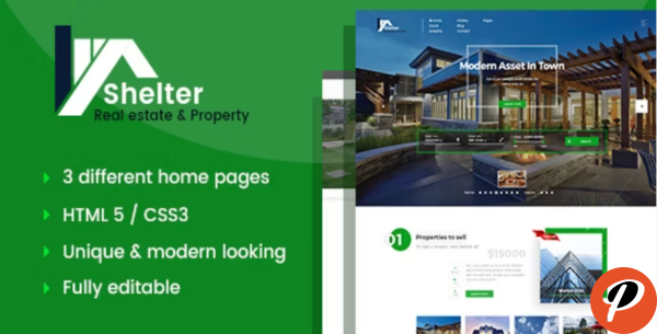 Shelter Real Estate Template