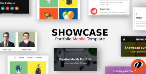 Showcase Portfolio Mobile Template