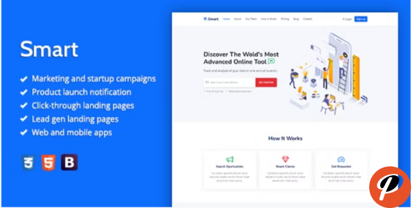 Smart Marketing HTML Landing Page Template