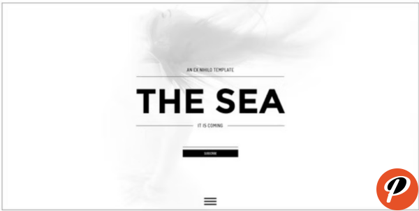 The Sea Responsive Coming Soon Page