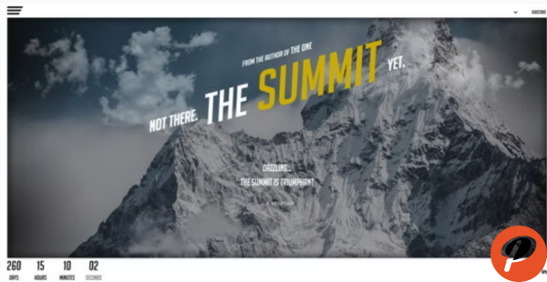 The Summit Responsive Coming Soon Page