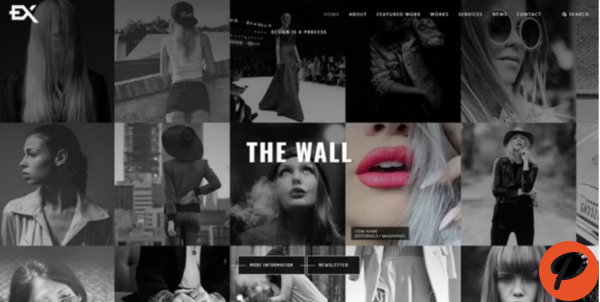 The Wall Photography Portfolio Template