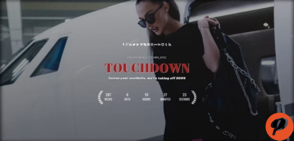 Touchdown Responsive Coming Soon Page