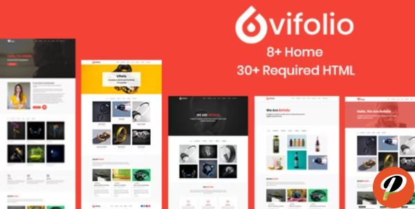 Vifolio Creative Minimal Portfolio Template