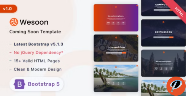 Wesoon Comingsoon Template