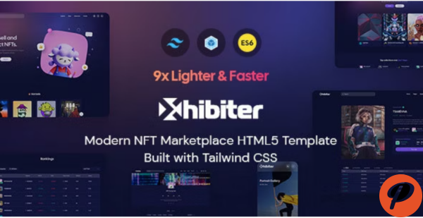 Xhibiter NFT Marketplace HTML Template