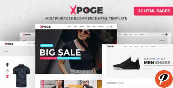 Xpoge Multipurpose eCommerce HTML Template