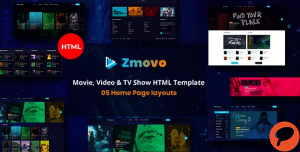 Zmovo Online Movie Video And TV Show HTML Bootstrap 4 Template