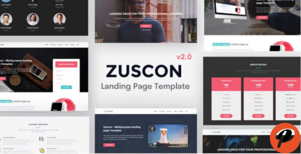 Zuscon Bootstrap 5 Landing Page Template