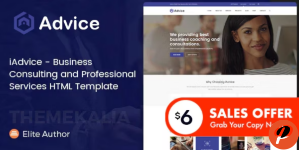 iAdvice Business Consulting and Professional Services HTML Template